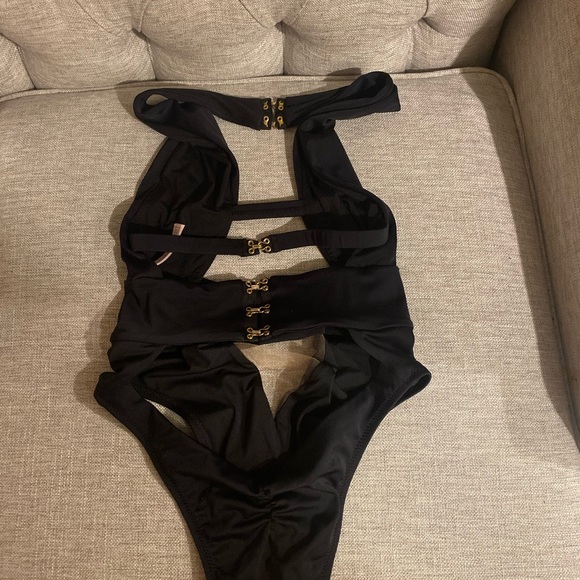 Agent provocateur Anja one piece swimsuit black size 2 - Picture 2 of 4